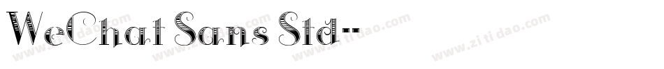 WeChat Sans Std-字体转换